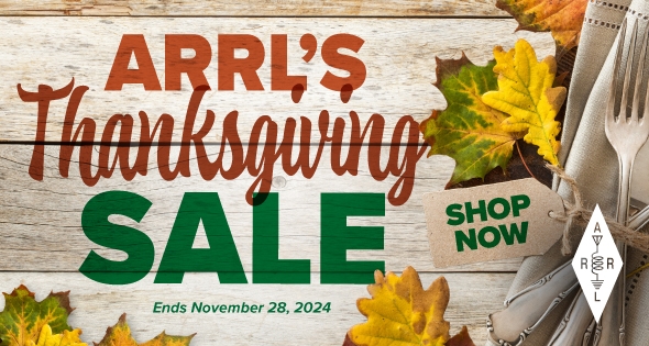 ARRL's Thanksgiving Sale