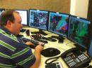 Willie Gillmore -- a meteorologist at the National Weather Service in Little Rock, Arkansas -- watches storms develop in Grant County. [Photo courtesy of Arkansas SKYWARN]