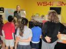 A presentation on Morse code at the South Florida Science Museum Ham Radio Center.  [Tom Loughney, AJ4XM, photo]